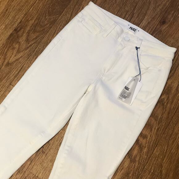 Paige White Hoxton Ankle Skinny Jeans in Crisp White Size 27 - Picture 3 of 12